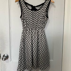 Printed chiffon dress